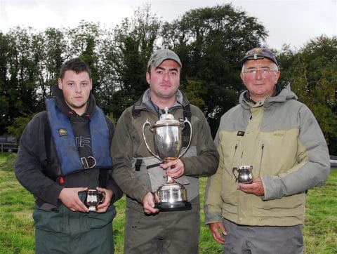 Top 3 Anglers from National Qualifier on Lough Owel.