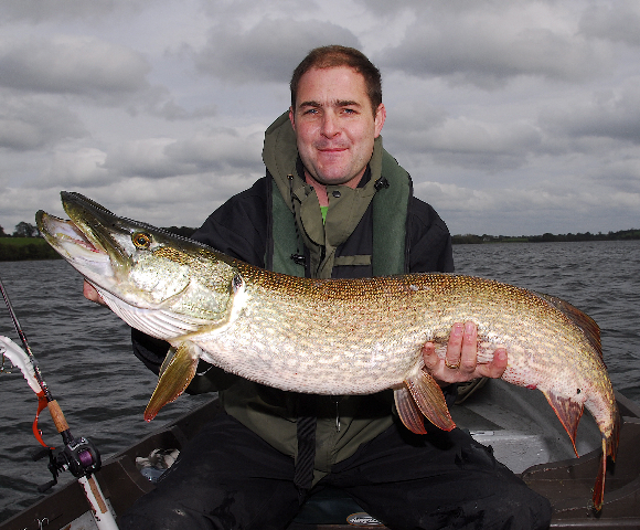 Allister Johnson and his 25lb pike