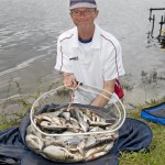 Tony Kearsley and a catch of coarse fish
