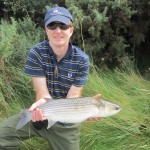 William  Walsh with a fine specimen mullet