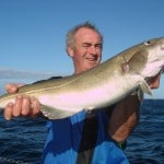 Dublin angler Christy Higgins with a fine Courtmacsherry Cod