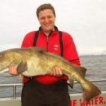 Gary Ryan with a 15 lb Bluewater cod