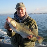 Pat O'Shea with a Cork Harbour cod
