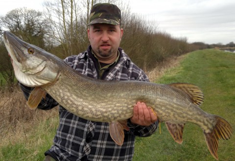 Peter B wins Catch of the Week with this 9kg pike from the Grand Canal
