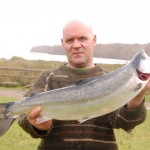 Derek Jermyn with his 12lb fish from Briney's
