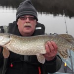 Trevor with a 9 lb. pike from Co. Cavan.