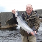 Davey Elliott With His 9.5lbs Salmon From Briney’s On Wednesday.