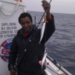 First mackerel of the year on the Sea Star
