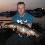 Conor Lynch and his 10lb trout
