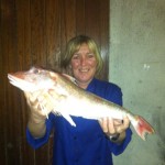Sandra O'Shea of Cobh SAC with her record breaker