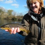 Boyne trout caught by woman
