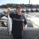 Brendan Doyle with his 7lb fish caught at Galway Weir April 2012