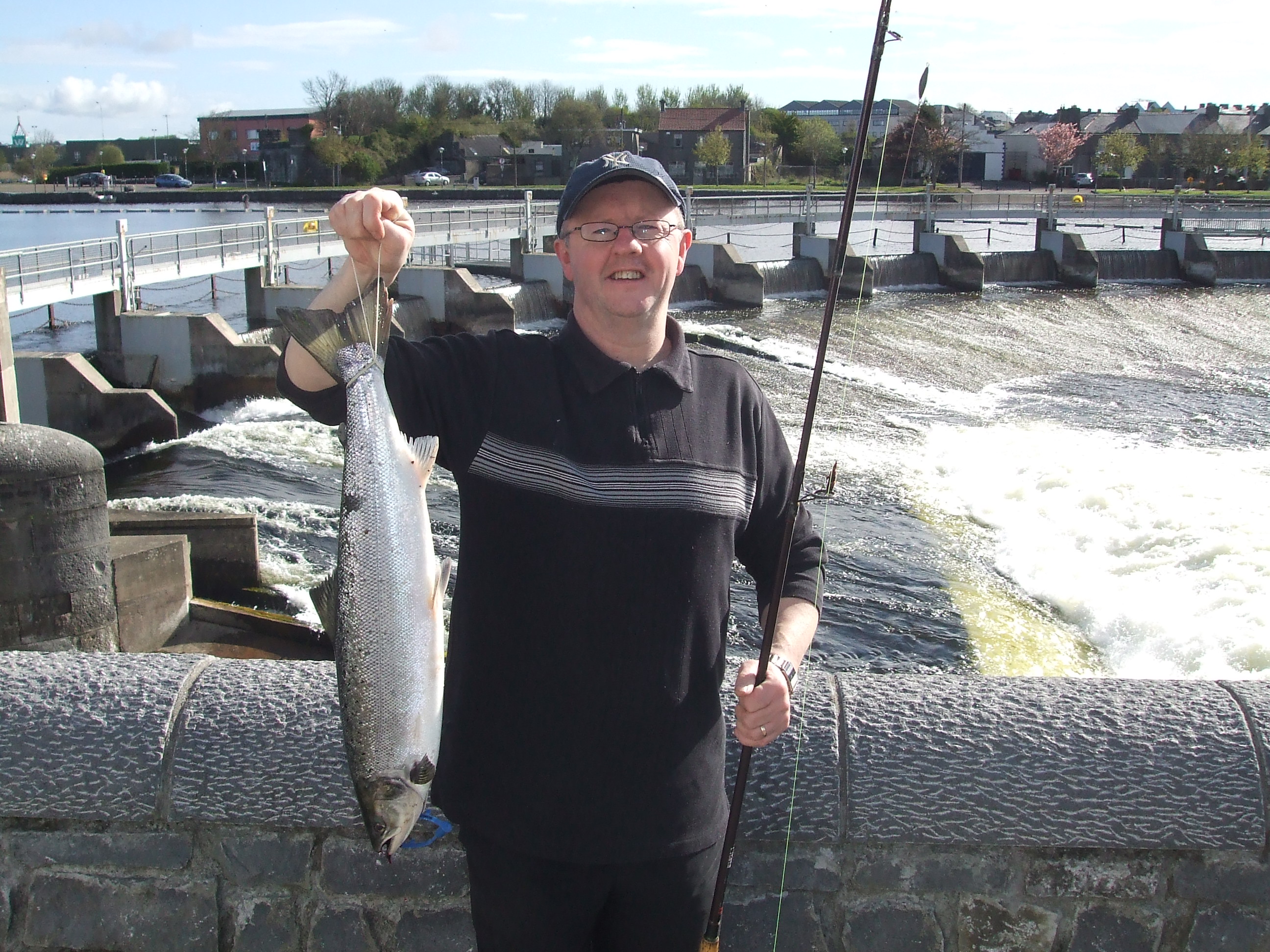 Brendan Doyle with his 7lb fish caught at Galway Weir