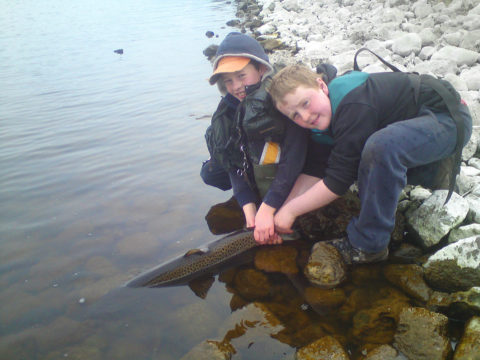 A class act !!! Conor Cusack and his pal Cian Sheridan