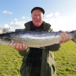 Mr. Michael Schultz of Berlin Germany, 8lbs Salmon,