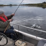 This trout put up a struggle for Tommy Murphy as our picture shows