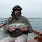 Daniel Levy with wild Sheelin Brown Trout