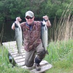 John Gill With Two More Fish From Red Roof And Corry On Tuesday 22nd May.