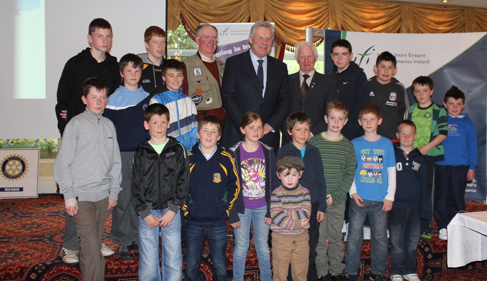 Minister Meets Lots of Budding Young Anglers at the Fisheries Awareness Week Event in Navan