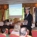 Minister Fergus O'Dowd Address the Audience at the Ardboyne Hotel