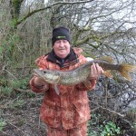 Roy Gretton with pike