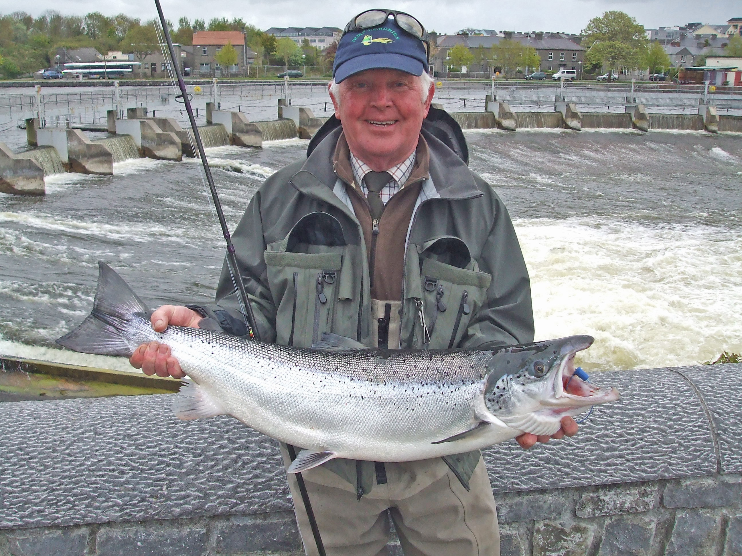 Sean McManmon, with a cracking 16lbs spring salmon, taken on spinner