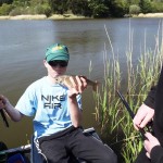 Succes for this Young Angler at the IADA Coaching Session at Lisanisk on Saturday