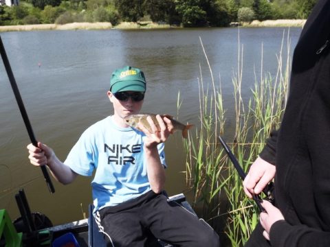 Succes for this Young Angler at the IADA Coaching Session at Lisanisk on Saturday