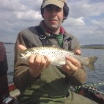 Thomas Lynch with 2lb wild trout