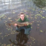 13 lb Pike caught near Clare Shore Line in Lough Derg.