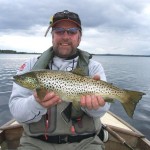 Andrew Banner, Wales with his 5lb plus trout