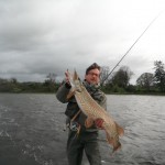 Another regular French visitor, Professor Martin Collet from Paris with a lovely fly caught pike