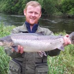 David Walsh with his 10.2lb salmon