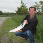 Herbert With His Fish From The Red Roof On Worm Today.
