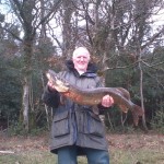 John O'Sullivan with a 16 lb Pike caught on an East Clare Lake