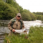 John Roy With His Fish From The Crooked Hole On Wilkinson Shrimp on Wednesday morning
