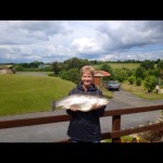 Lilly Sinnot's 13.75lb rainbow trout