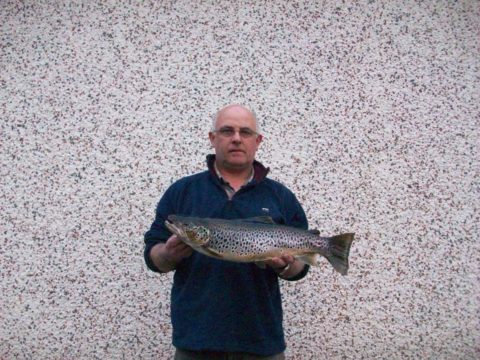 Martin Hope from Mullingar with a 6lb Trout from Lough Ree