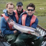 Three Dubs, Michael Tierney with Oliver Snr and Oliver Jnr and 8lb 13oz fish