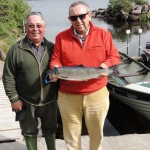 Mr. Ernest Smyth Co Tyrone with a grilse
