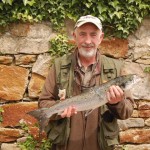 Pat Mc Clenaghan With His Fish From The Sea Pool On Prawn on Wednesday.