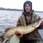 Philip Keena with pike