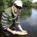 Pierre Guerault enjoying the fishing