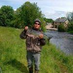 Richard Todd With His Fish From The Upper Mill On Sunday.