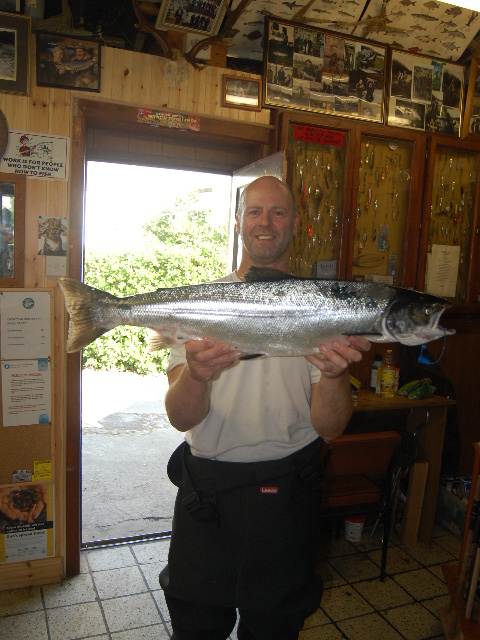 Billy Gilbert Had This 12lbs Fish On Yellow Flying c From The Old Sea Pool On Tuesday.