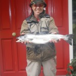 Ciaran Boland on the tattered Gaula Temple Dog with a fish weighing 5lb 15ozs