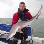 Clyde with his fine Tope, one of his 5 that day !