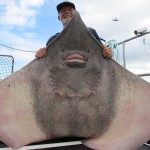 Cornelius with his 189lb Common Skate – what a battle !