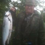 Dave Johnson With Two Fish This Morning