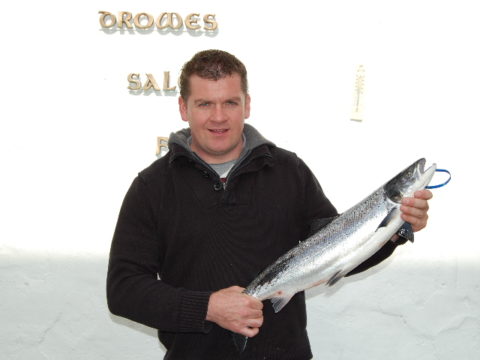 Chris Coulter With His Fish On Sunday.